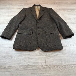 Vintage Orvis Mens Wool Tweed Sportcoat Blazer Grandpacore Academia 3 Button 40R